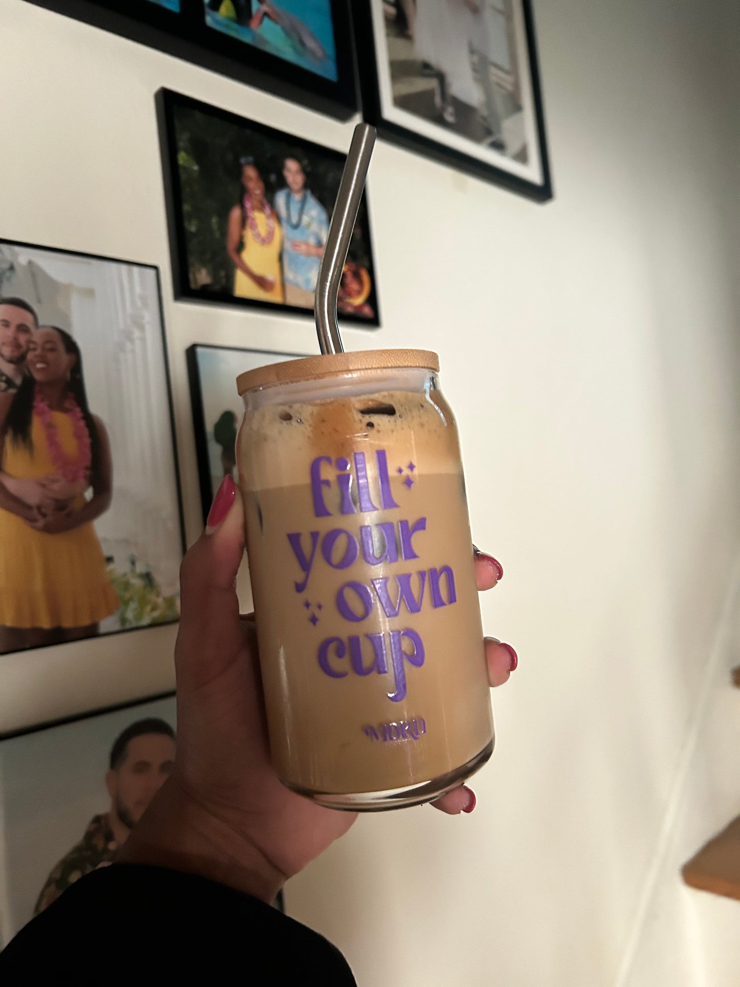 ☕ “Fill Your Own Cup” Can-Shaped Glass